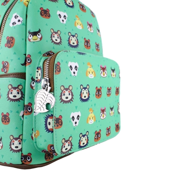 NWT Animal Crossing: New Horizons All Over Print Mini Backpack - Picture 3 of 7